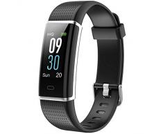 Willful Fitness Armband mit Pulsmesser,Wasserdicht IP68 Fitness Tracker Farbbildschirm Fitness Uhr Aktivitätstracker Schrittzähler Uhr Smartwatch Damen Herren Anruf SMS Beachten für iOS Android Handy