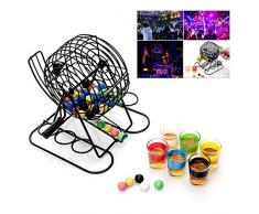 Bingo-Maschine, Cage Game Set, Trinken Spielzeug, Entertainment Wein-Set, Game Bar Supplies, Geeignet Für Party/Bar Catering, Wein Kampf Unterhaltung/Spiel