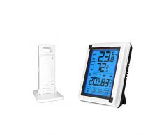 Mmnas Thermometer Hygrometer ℉ / ℃ Drahtlose Außenwetterstation Mit 3-Vorhersage-Sensor