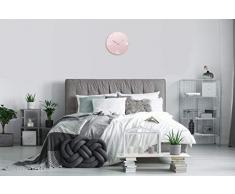 TFA Dostmann Contour Design Funk-Wanduhr, Funkuhr, Desinguhr, pink-apricot, 60.3536.16