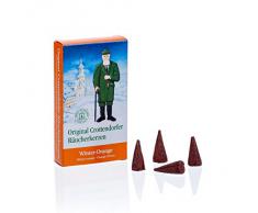 Crottendorfer 1018 Original Räucherkerzen "Winterorange" 24 Stück, Größe M