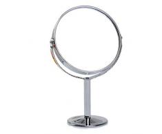 Lorenlli 828t Koreanischer Metallspiegel Schminkspiegel Schminkspiegel Desktop Drehspiegel 1: 2 Vergrößerungsfunktion Schminkspiegel