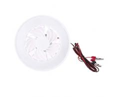 2in1 Deckenventilator Mit LED-Licht-Lampe, 12V Camping-Zelt Fan Laternen Für Outdoor Wandern Grill Heimschlaf