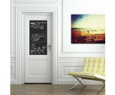 Wandkings Tafelfolie, 100 x 100 cm, selbstklebend, schwarz