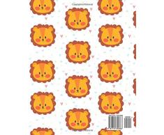 Sticker Album: Blank Sticker Book Lion Theme 8x10