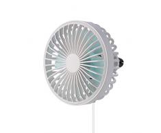Auto Ventilator, Auto-Fans, USB Mini Car Truck Lüftungsventilator 3-Gang-Lüfter mit LED-Licht