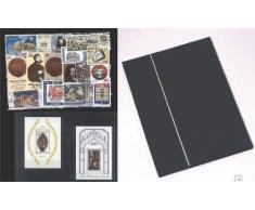 Goldhahn 333 Deutschland Werte + Blocks mit 16 Seiten Großformat Album - Briefmarken für Sammler