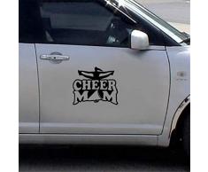Dkisee Cheer Mom Sport-Wandaufkleber, 15,2 cm, Vinyl-Aufkleber, trendiger Hipster-Aufkleber für LKW, Stoßstange, Fenster, Laptop, Spiegelwände