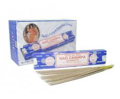 Satya Sai Baba Räucherstäbchen NAG CHAMPA 15g (blau)