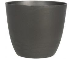 Übertopf PURE rund aus Kunststoff, Farbe:anthrazit;Durchmesser:18 cm