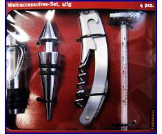 No Name Deluxe Wein Zubehör Set - 4-teilig