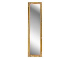 B.U.S. Wohnstyle Spiegel Wandspiegel antik Gold Barock CARA 160 x 40 cm