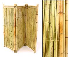 Bambus Paravent 3teilig mit 150x180cm, verschnürt
