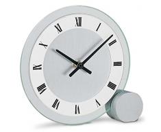 AMS 166 Tischuhr Glas Modern