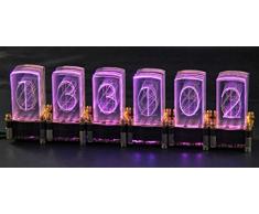 LED-Nixie-S 6-stelliger Bausatz inkl. Controller LED-Uhr Steuerung Nixie Design
