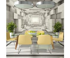 Vlies Fototapete 350x245 cm - 3 Farben zur Auswahl - Top - Tapete - Wandbilder XXL - Wandbild - Bild - Fototapeten - Tapeten - Wandtapete - Wand - Tunnel 3D a-A-0125-a-c