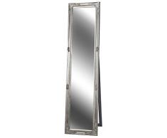 Standspiegel Spiegel antik silber MADISON 160 x 40 cm