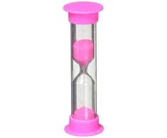 Sanduhr Sand Timer Stundenglas Zahnputzuhr Eieruhr 2 Minuten Rosa