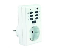 REV Ritter Zeitschaltuhr mit Dämmerungs- und Countdown-Funktion, weiß, 0025220102