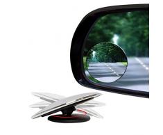 Ruikey round-shape Blind Spot Spiegel 360 ° drehbar Verstellbare Auto Weitwinkel KFZ Spiegel 50 mm 2 Stück