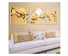 HJW Praktische Wandpendeluhr Silent-Non-Tick Wanduhr, Glasmikrorahmen Schlafzimmer Wohnzimmer Küche Wanddekoration Große Digitaluhr 80 * 80 cm Wanduhr,7