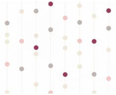 A.S. Création Vliestapete Life 2, Mustertapete, beige, rot, weiß, 208514