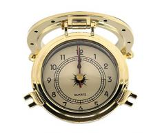 Tubayia Vintage Quarzuhr Uhr Schiffsuhr Dekouhr für Marine Yacht Boot Auto SUV RV usw