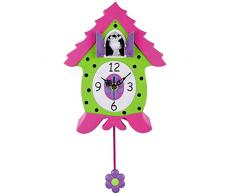 Xanadoo - Wanduhr, Uhr Kuckucksuhr - MooCoo - mit Einer muhenden Kuh - Maße: (B/H/T) 24,0 x 30,0 x 10,0 cm