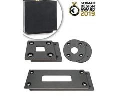 Pflanzwerk® Pflanzkübel Untersetzer *ULTRAFLACHER Designer PFLANZENROLLER* 28x28cm für alle Blumentöpfe & Blumenkübel *PATENTIERTES Design* *120KG TRAGKRAFT* *Made IN Germany*