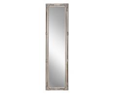 B.U.S. Wohnstyle Spiegel Wandspiegel antik Silber Barock DEVA 160 x 40 cm