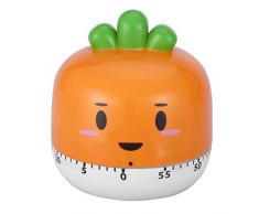 Küchentimer - Mechanischer Kochtimer Handbuch Gemüseformzähler für Küchentiming-Werkzeug (Farbe : Orange)