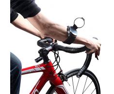 WXH 2 STÜCKE Fahrrad Rückspiegel, 360 Grad Verstellbarer Handgelenkspiegel, Drehbarer Zusammenklappbarer Spiegel, Tragbare Hochwertige Materialien Perfektes Aussehen