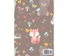 My Sticker Album: Design: Forest Animals with Butterflies DIN A4 Format with 40 pages for Girls and Boys | Permanent Sticker Collection Book