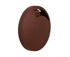 Rossignol Disco Wandascher 1,5 Liter aus pulverbeschichtetem Stahl mit UV-Absorber, Farbe:Braun