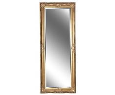 B.U.S. Wohnstyle Spiegel Wandspiegel Barock antik Gold Leandra 150 x 60 cm