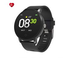 BingoFit Fitness Armbanduhr Wasserdicht Smart Watch Fitness trackers Sport Uhr mit Schrittzähler, Pulsmesser, Kamerasteuerung, Musiksteuerung, Schlaf-Monitor, Call SMS Android iPhone Handy