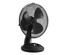 TROTEC TVE 8 Tischventilator 2 Geschwindigkeitsstufen 90° Oszillation Ventilatorflügeldurchmesser 23cm