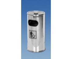 Saro Abfallsammler / Standascher Modell REMCO aus poliertem Edelstahl