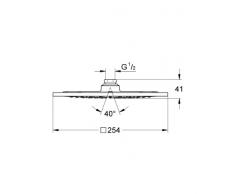 GROHE Rainshower F-Series 10" Kopfbrause 27271000