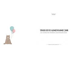 Babyalbum - UNSER ERSTES GEMEINSAMES JAHR: Die schönsten Momente und Erinnerungen - ein bezauberndes Erinnerungsalbum zur Geburt (PAPERISH® Kinderbücher) (PAPERISH Kinderbuch)