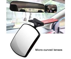 Gereton Baby-Auto-Spiegel, verstellbar, drehbar, bruchsicher, Kinder-Rückspiegel, 360 ° drehbar