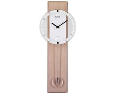 Zeit-Bar Pendeluhr Holz, mit Quarz-Uhrwerk