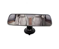 Generies Auto-Innenspiegel, 360 Grad drehbar, Saugnapf-Installation, Flacher Weitwinkel, 24,5 x 6,7 x 9,5 cm