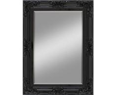 Wandspiegel Holzrahmen Silber barock antik Landhaus Spiegel Miguel 85 x 115