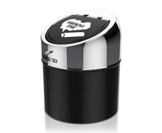 LegendTech Aschenbecher/Edelstahl Windaschenbecher/Edelstahl Aschenbecher/Rutschfester Sturmaschenbecher Groß Metall Tisch Ascher für Garten Terrasse Balkon, Draußen und Innen