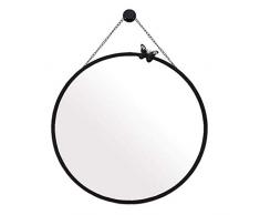 JALAL Badezimmerspiegel, Kosmetikspiegel Großer dekorativer Spiegel Ovaler Wandspiegel Kreative Rosen Kerzenhalter Dressing Badezimmer Hängespiegel