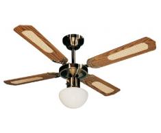 Farelek Bali Deckenventilator, 107 cm, Braun