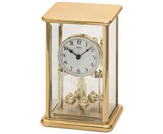 Jahresuhr mit batteriebetriebenem Quartzwerk und Glasglocke AMS -Jahresuhr 23cm- 1211