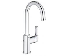 GROHE Eurosmart Waschtischarmatur mit hohem, schwenkbarem Auslauf und Zugstange 23537002