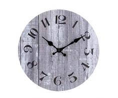 jomparis 25cm Grau Wanduhr kein nerviges Ticken Wanduhr für die Küche Home Office Wohnzimmer Schlafzimmer